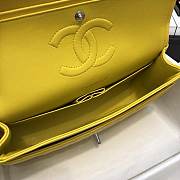 CC original lambskin medium double flap bag A01112-2 yellow - 6