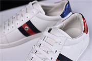 GUCCI Ace Embroidered Low-Top Sneaker Button - 6