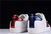 GUCCI Ace Embroidered Low-Top Sneaker Button - 4