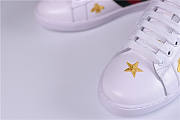 GUCCI Ace Embroidered Low-Top Sneaker Bee + Stars - 6