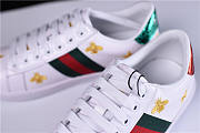 GUCCI Ace Embroidered Low-Top Sneaker Bee + Stars - 3