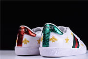 GUCCI Ace Embroidered Low-Top Sneaker Bee + Stars - 2