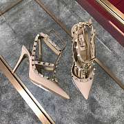 Valentino-Classic rivet single shoes 10cm - 4