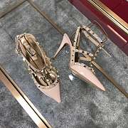 Valentino-Classic rivet single shoes 10cm - 3