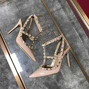 Valentino-Classic rivet single shoes 10cm - 2