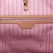 Louis vuitton original damier azur neverfull PM N41362 pink - 2