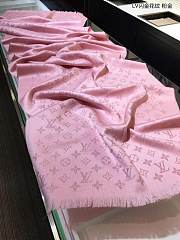 louis vuitton top quality cashmere scarf L571 pink - 3