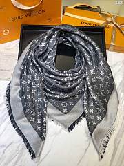 louis vuitton top quality silk scarf L568 grey - 4