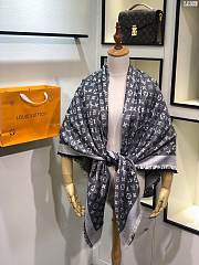 louis vuitton top quality silk scarf L568 grey - 3