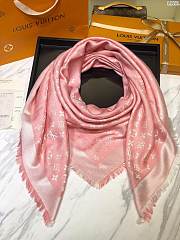 louis vuitton top quality silk scarf L568 light pink - 3