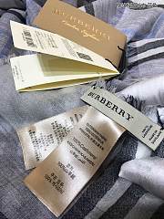 Burberry top quality cashmere scarf B011 blue - 4