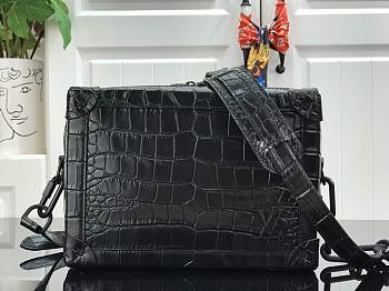 LV SOFT TRUNK crocodile handbag