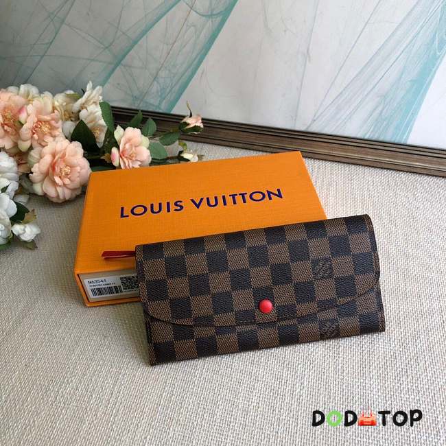 Fancybags Louis Vuitton damier azur emilie brown wallet  - 1