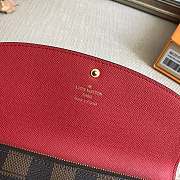Fancybags Louis Vuitton damier azur emilie brown wallet  - 4