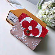 Louis Vuitton Zoe Wallet Monogram Giant Red/Pink - 1