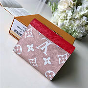 Louis Vuitton Zoe Wallet Monogram Giant Red/Pink - 3