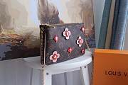 LV Pochette Double Zip Blooming Flowers M63905 pink - 5
