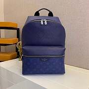 lv blue taigarama backpack - 5