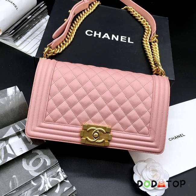 Chanel Leboy bag Caviar 25cm Pink - 1