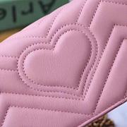 gucci pink flap bag - 2