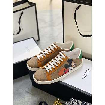 gucci mickey shoes brown