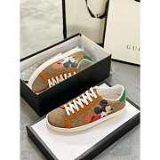 gucci mickey shoes brown - 2