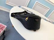 lv monogram bumbag black  - 2