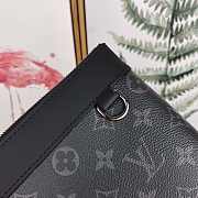 lv canvas monogram eclipse discovery pochette pm  - 4