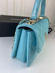 CHANEL blue bag - 4
