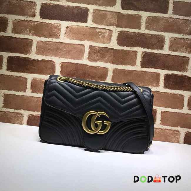 Gucci GG Marmont Medium Matelassé Shoulder Bag 443496 DRW3T 1000 - 1