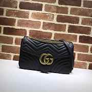 Gucci GG Marmont Medium Matelassé Shoulder Bag 443496 DRW3T 1000 - 1