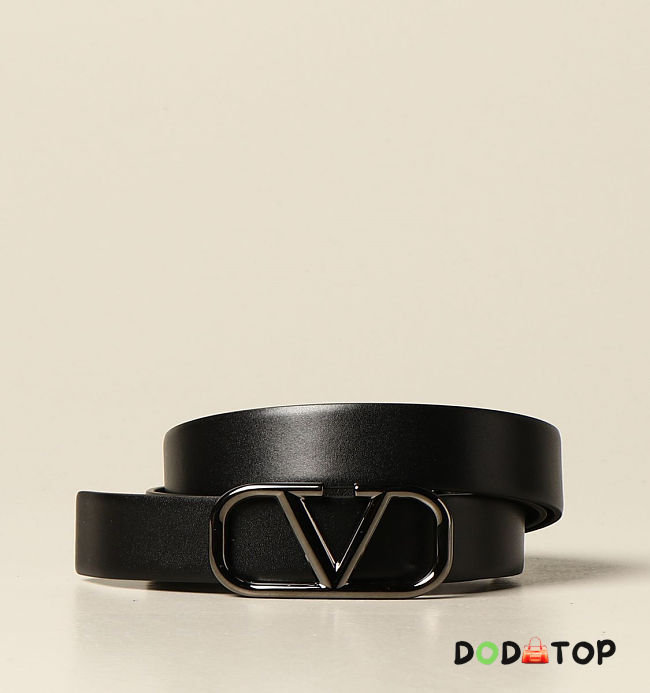 Valentino All Black Belt  - 1