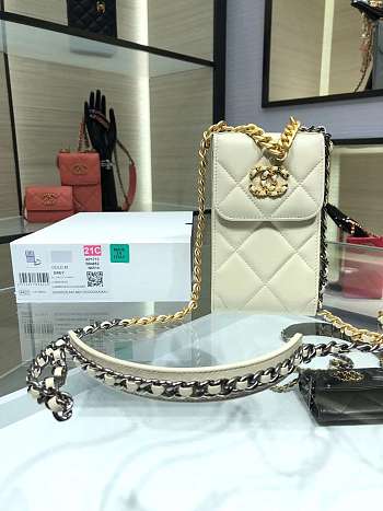 Fancybags CHANEL 19 Phone Holder with Chain