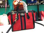 Fancybags Gucci Ophidia GG Small Tote Bag Style ‎547551 Red - 2