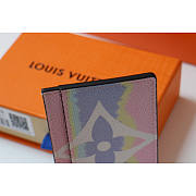 LOUIS VUITTON ESCALE CARD HOLDER PINK - 4