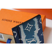 LOUIS VUITTON ESCALE CARD HOLDER BLUE - 3