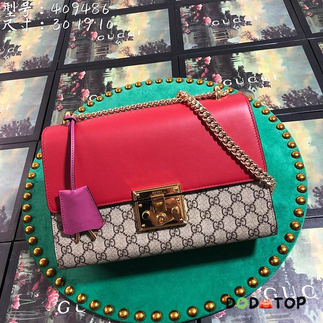 Fancybags Gucci Padlock 409486 Red/Rose - 1