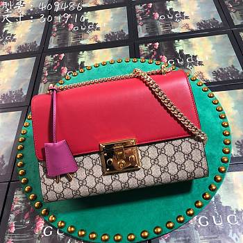Fancybags Gucci Padlock 409486 Red/Rose