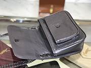 YSL Small Niki Calfskin Leather style 533037 Grey - 3