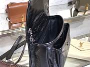YSL Small Niki Calfskin Leather style 533037 Black - 3