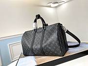 LV KEEPALL Monogram Eclipse canvasBANDOULIÈRE 45 M40569 - 4