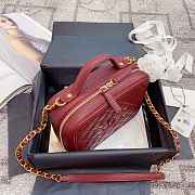 Fancybags Chanel Vanity Bag in Burgundy - 4
