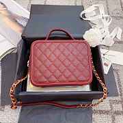 Fancybags Chanel Vanity Bag in Burgundy - 5