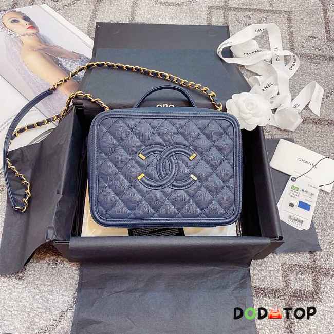 Fancybags Chanel Vanity Bag In Royal Blue  - 1