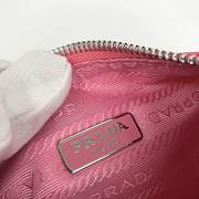 PRADA BLACK NYLON HOBO BAG 1BH204 RE-EDITION 2005 IN PINK - 3