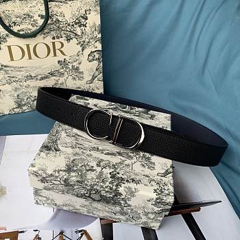 Dior belt black bukle 006