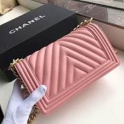 Chanel le boy 19 Caviar Pink #67086 - 5