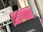 Chanel le boy 19 Caviar Rose pink #67086 - 6