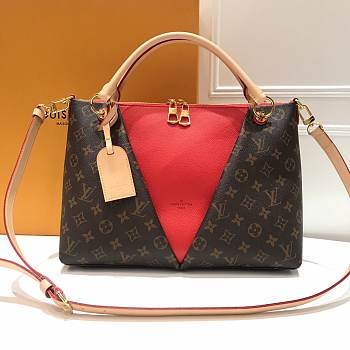 LV V TOTE MM M43957 RED