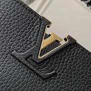 LOUIS VUITTON CAPUCINES BB BLACK - 6